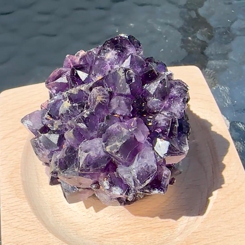 Pure Natural Amethyst Cluster | purple  crystal cluster