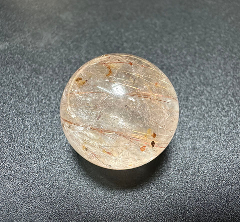 Copper Rutile Quartz Crystal Sphere 28.3MM